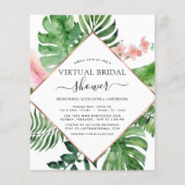 Budget Virtual Brautparty Tropical Palm (Vorderseite)
