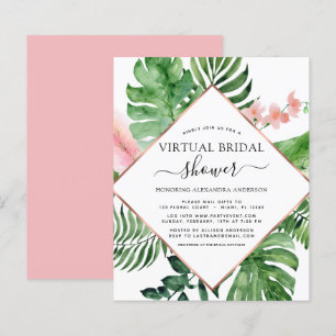 Budget Virtual Brautparty Tropical Palm