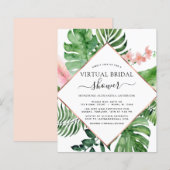 Budget Virtual Brautparty Tropical Palm (Vorne/Hinten)