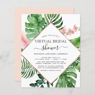 Budget Virtual Brautparty Tropical Palm