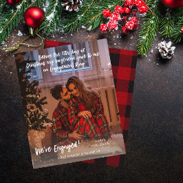 Budget vor dem 12. Weihnachtsfest Verlobtes Foto