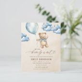 Budget Vorwarte neutrale Blue Boy Baby Dusche (Stehend Vorderseite)