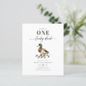 Budget Wasserfarbe Ein glücklicher Duck Boy 1. Geb (Stehend Vorderseite)