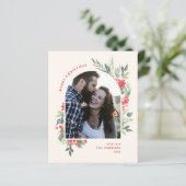 Budget Wasserfarbe Foliage Foto Weihnachten (Stehend Vorderseite)