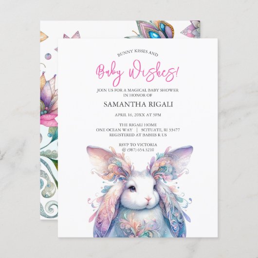 Budget Wasserfarbe Frühjahrsdusche (Vorne/Hinten)