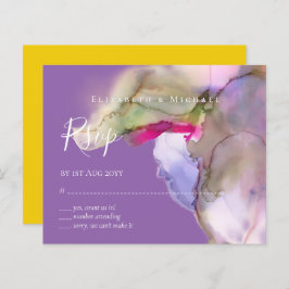 BUDGET Wasserfarbe Hochzeit Abstrakten Lila uAwg