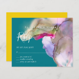 BUDGET Wasserfarbe Hochzeit Abstrakten Lila uAwg