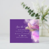 BUDGET Wasserfarbe Hochzeit Abstrakten Rett-Daten (Stehend Vorderseite)