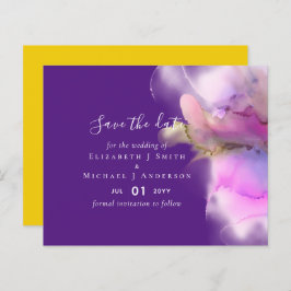 BUDGET Wasserfarbe Hochzeit Abstrakten Rett-Daten