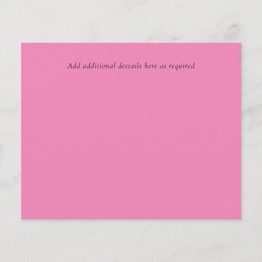 BUDGET Wasserfarbe Hochzeit Abstrakten Rett-Daten (Rückseite)