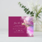 BUDGET Wasserfarbe Hochzeit Abstrakten Rett-Daten (Stehend Vorderseite)