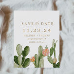 Budget Wasserfarbe Kaktus Dessert Save the Date<br><div class="desc">Budget Watercolor Cactus Arizona Save the Date</div>