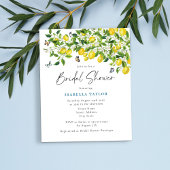 Budget Wasserfarbe Lemon Bridal Dusche Einladung