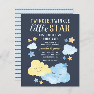Budget Wasserfarbe Twinkle Little Star Baby Dusche