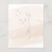 Budget Wasserfarbe Wildblume Kinderdusche (Rückseite)