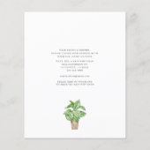 Budget Wasserfarbe Wir haben uns bewegt Ankündigun (Rückseite)