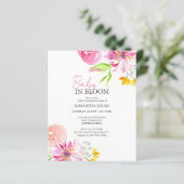 Budget Wasserfarben Baby Dusche Baby im Blut (Stehend Vorderseite)