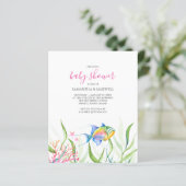 Budget Wasserfarben Babydusche unter dem Thema Mee (Stehend Vorderseite)