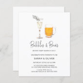 Budget Wasserfarben-Blasen & Brause Babydusche (Vorne/Hinten)