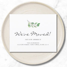 Budget Wasserfarben Blätter verschieben Ankündigun