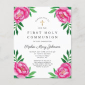 Budget Wasserfarben Blumenzwiebeln Erste Kommune (Vorderseite)