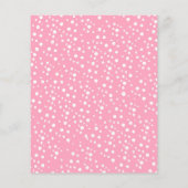 Budget Wasserfarben Lamm Frühjahr Wiese Baby Dusch (Rückseite)