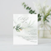 Budget Wasserfarbenfolien Metallische Goldhochzeit (Stehend Vorderseite)