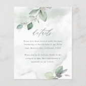 Budget Wasserfarbenfolien Metallische Goldhochzeit (Rückseite)