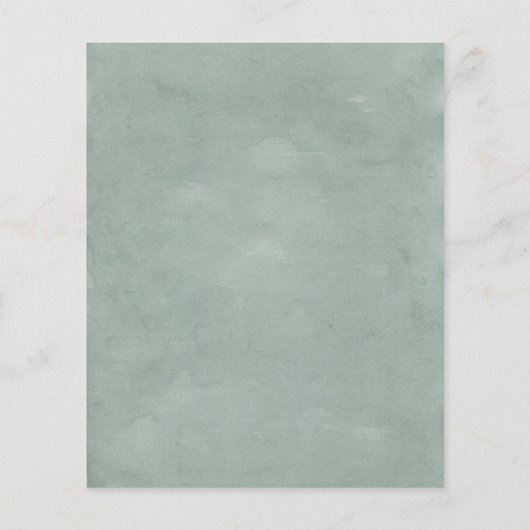 Budget Wasserfarbengebirge Hochzeit in Urlaubsort (Rückseite)