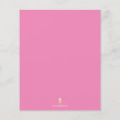 Budget Wasserfarbenwald Herbst Thema Babydusche Flyer (Hinten)