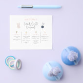 Budget Wasserfarbgetränke Bachelorette Wochenende Flyer (Einzeln)