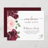 Budget Wasserfarbige, elegante Ankündigung (Vorne/Hinten)