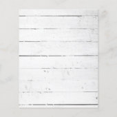 Budget Wasserfarbkabine Holiday Open House Einladu Flyer (Hinten)