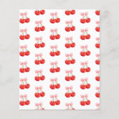 BUDGET Wasserfarbkreuz auf Top Baby Girl Dusche Flyer (Hinten)