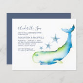 Budget Watercolor Boy Babydusche unter dem Meer (Vorne/Hinten)