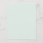 Budget Watercolor Eukalyptus Funerty Danke (Rückseite)