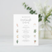 Budget Watercolor Giro Bachelorette Wochenende (Stehend Vorderseite)