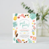 Budget Watermelon, Ananas & Tropical Pool Party (Stehend Vorderseite)