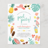 Budget Watermelon, Ananas & Tropical Pool Party (Vorderseite)