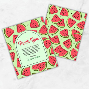 Budget Watermelon Babydusche Danke Karte
