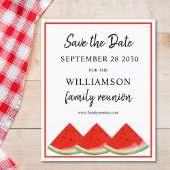 Budget Watermelon Family Wiedersehen Save the Date
