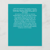 BUDGET WEDD RETT DATES Gold Glitzer Geometric Flyer (Hinten)