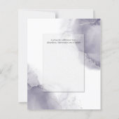 Budget Wedding Abstrakt Dusty Plum Silver (Rückseite)