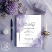Budget Wedding Amethyst Lila Silver Abstrakt