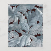 Budget Wedding Arch Gray Blätter Script Einladung (Rückseite)