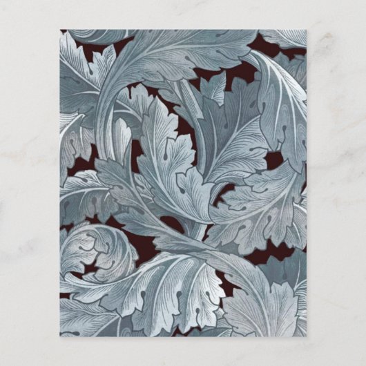 Budget Wedding Arch Gray Blätter Script Einladung (Rückseite)