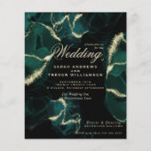 Budget Wedding Atemberaubend Emerald Alcohol Tinte (Vorderseite)