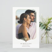 Budget Wedding Blüh Filigree Extravagant Foto Fram (Stehend Vorderseite)