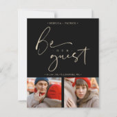 Budget Wedding Collage 2 Fotos sind unser Gast (Vorderseite)