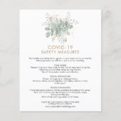 Budget Wedding Covid 19 Safety Foliage Umschließun (Vorderseite)